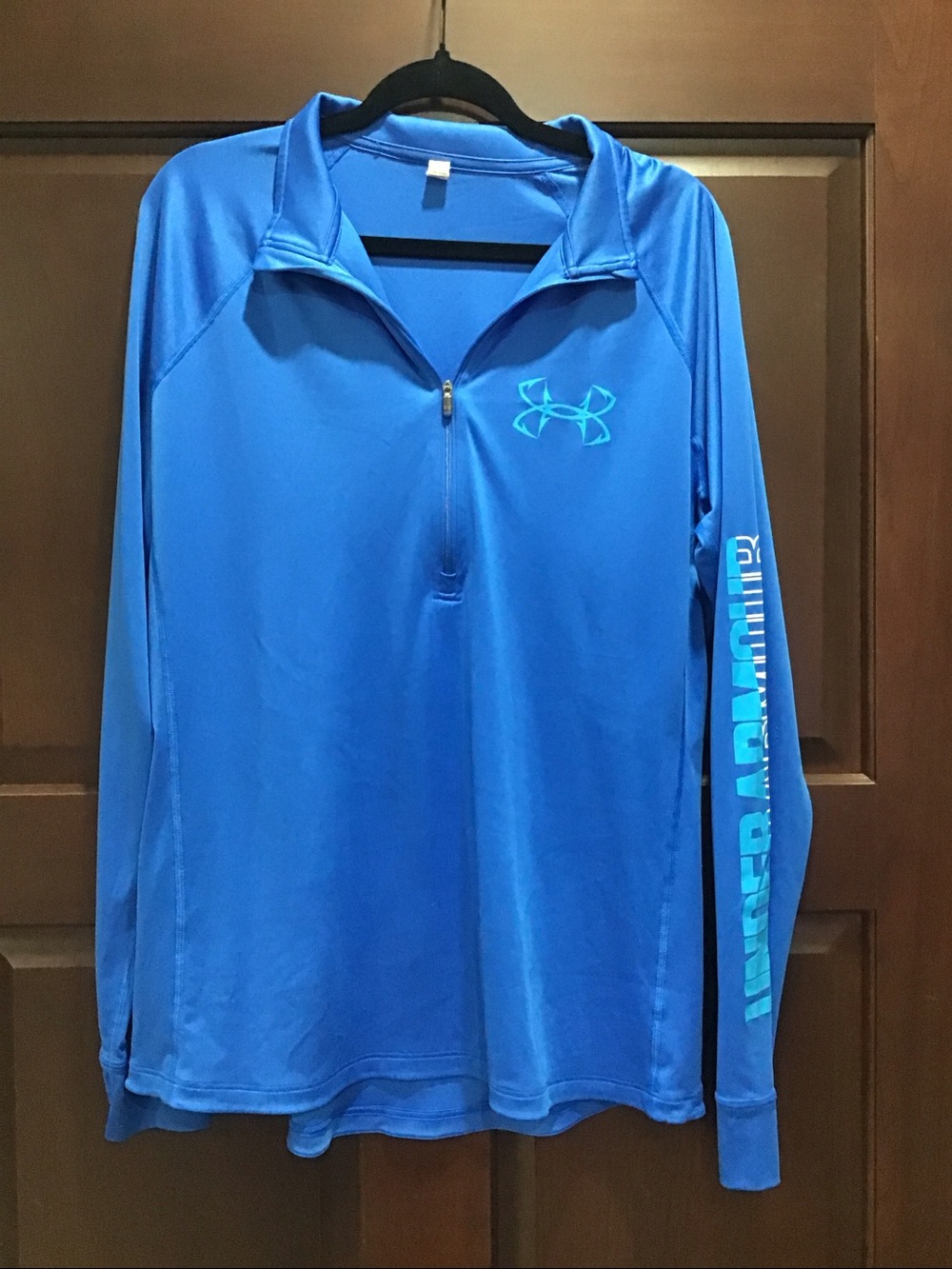 Under Armour Women’s Royal Blue Half-Zip Swim Top